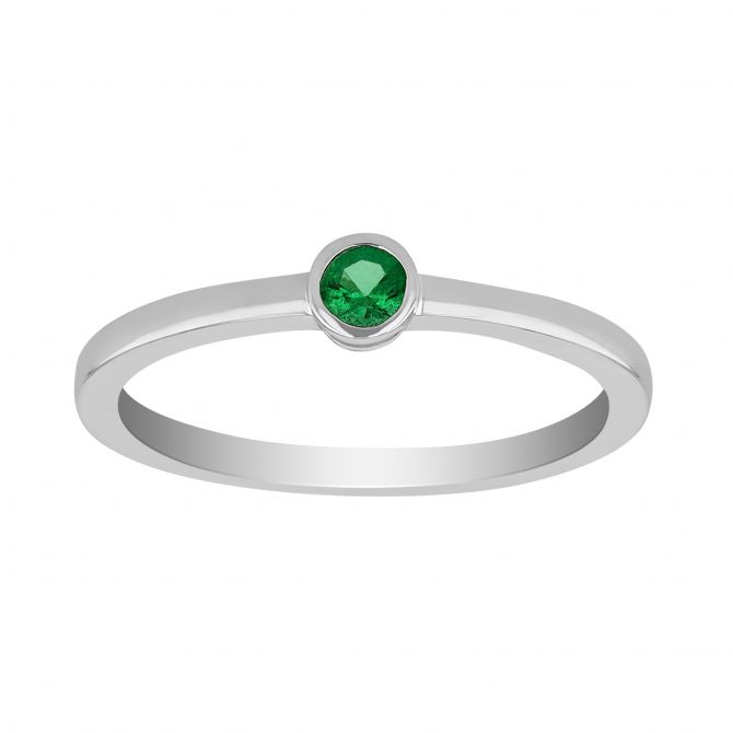 emerald birthstone ring