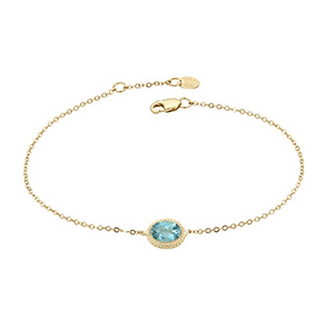 blue topaz bracelet