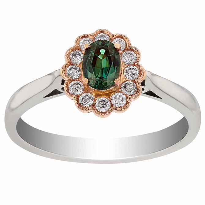 alexandrite engagement ring