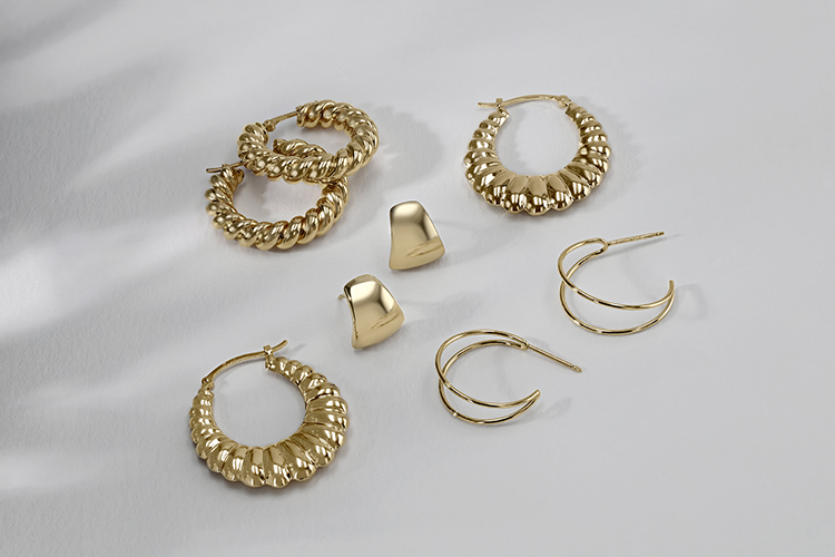 statement hoop earrings