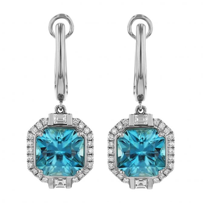 blue zircon earrings