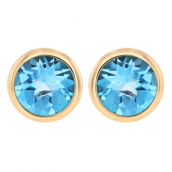 blue topaz earrings