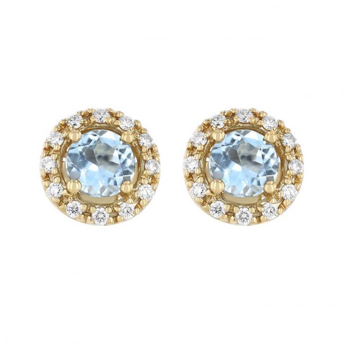 aquamarine earrings