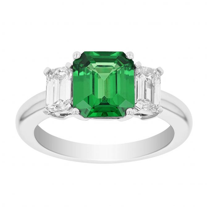 green garnet ring