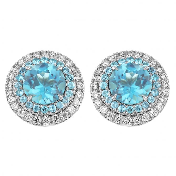 paraiba tourmaline earrings