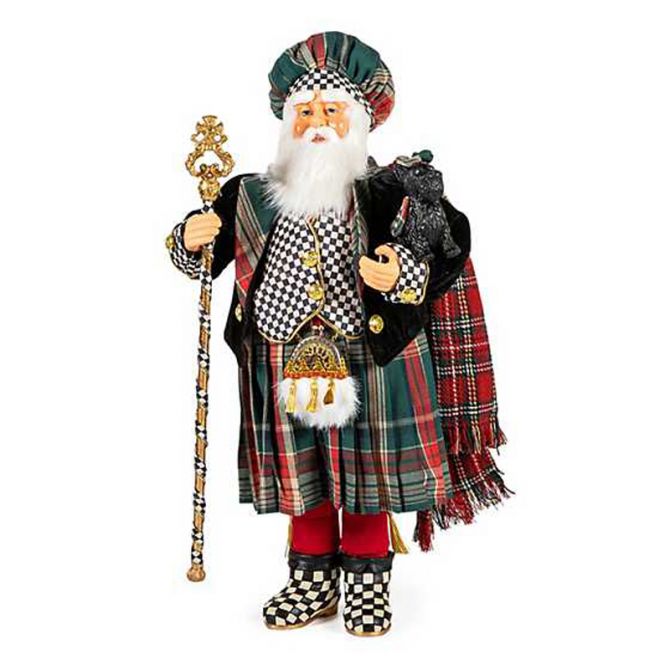 scottish santa figurine