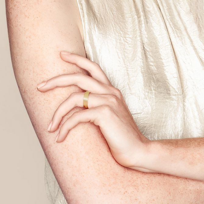 Wedding Band Alone Wearing wedding band by itself on left ring finger