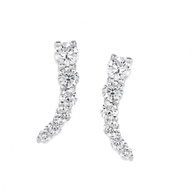 Borsheims diamond ear climbers