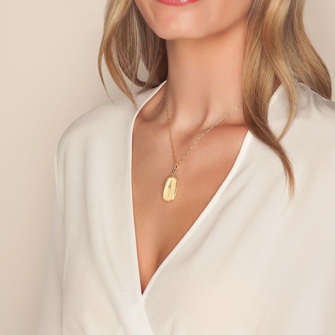 Monica Rich Kosann locket necklace