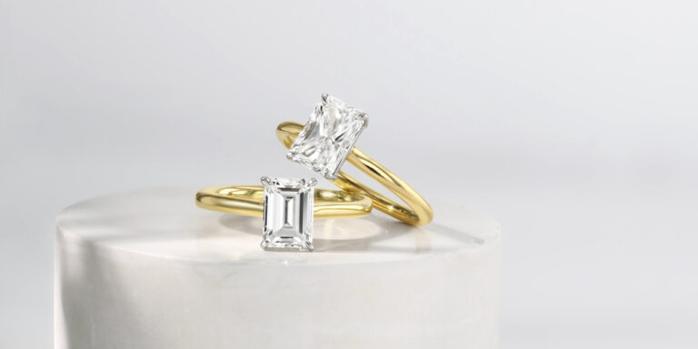 Radiant vs Emerald Cut Diamond Shape