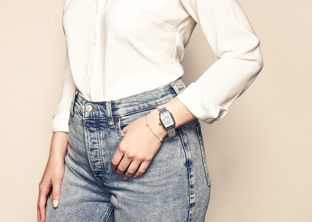 Pearl station bracelet