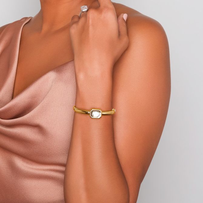 Rahaminov diamond bezel bangle