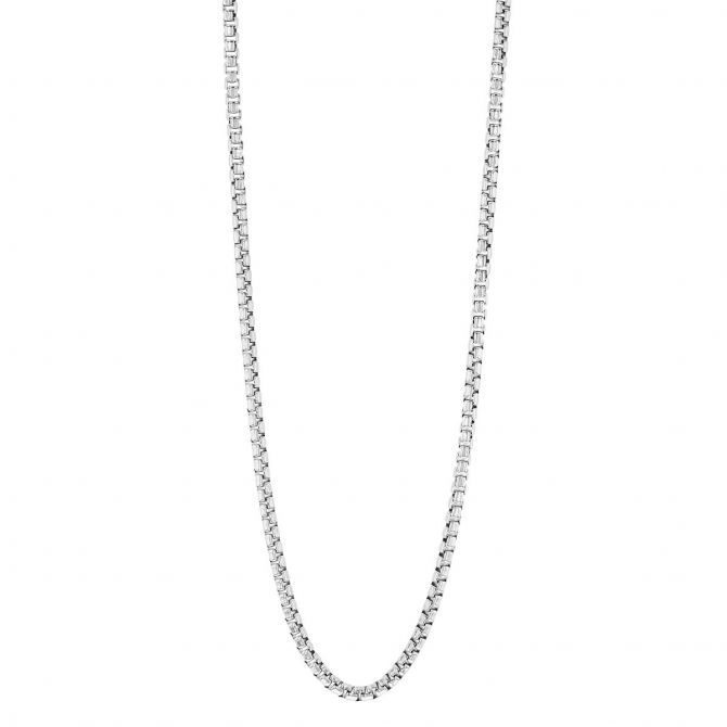 Sterling silver 18" box chain