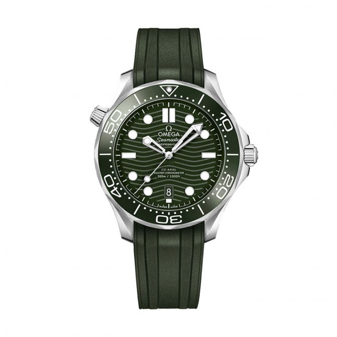OMEGA green dial watch
