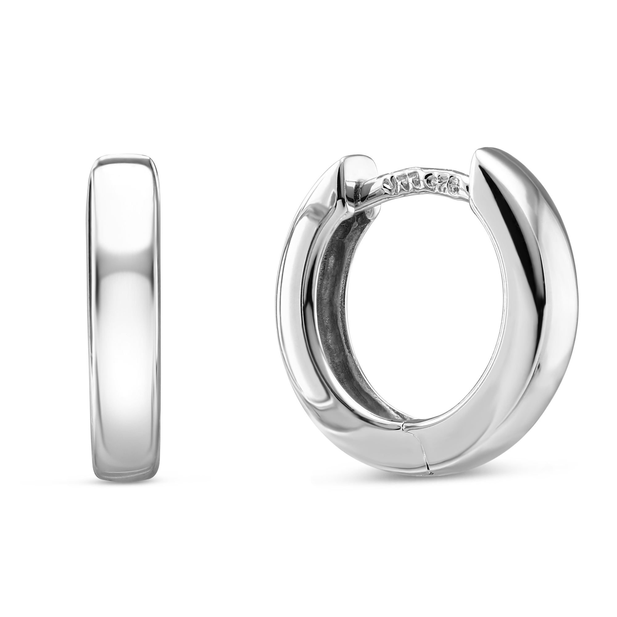 Sterling silver hoop earrings