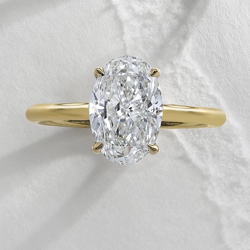 oval diamond engagement ring