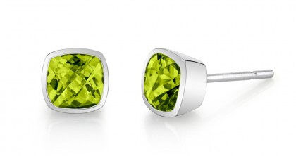 peridot-earrings-3PERE0356 peridot stud earrings