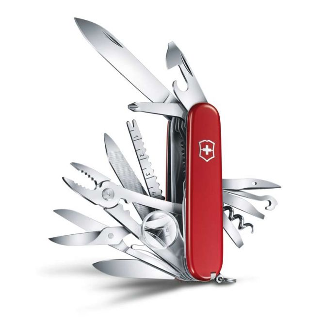 Victorinox Swiss Army Swiss Champ Knife in Red