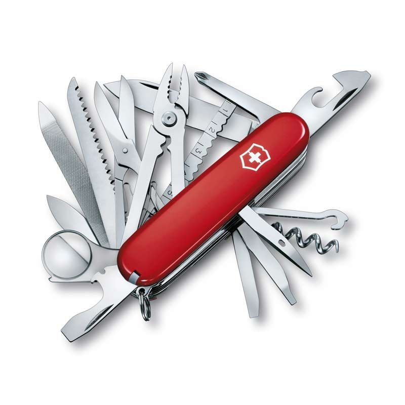Victorinox Swiss Army Swiss Champ Knife in Red