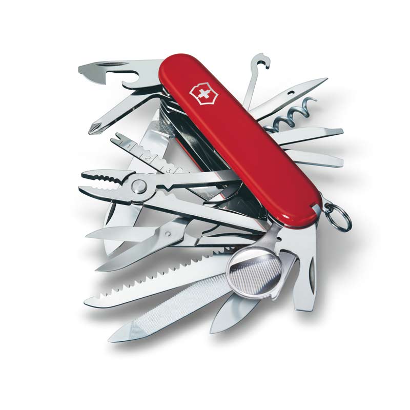 Victorinox Swiss Army Swiss Champ Knife in Red