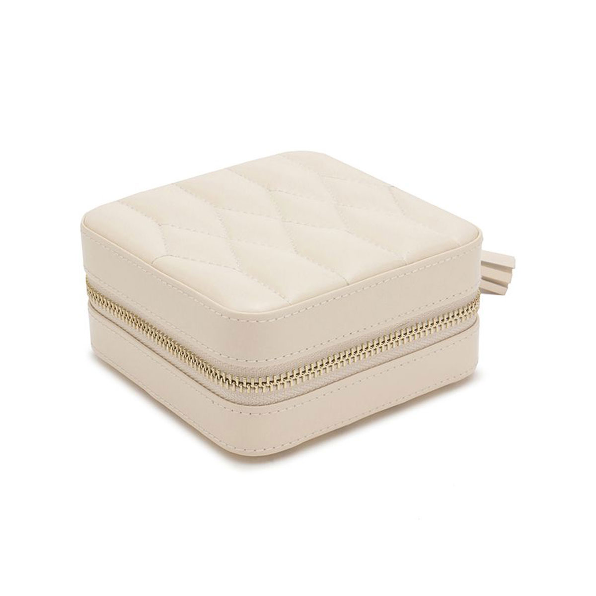 WOLF Caroline Zip Travel Case, Ivory