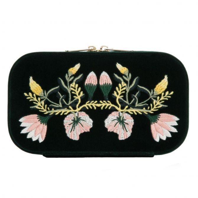 WOLF Zoe Travel Zip Case, Forest Green