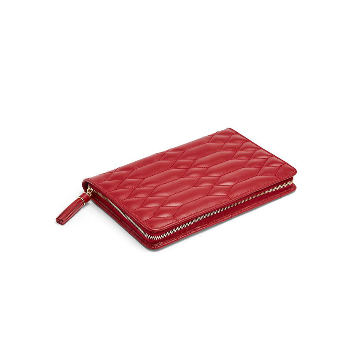 WOLF Caroline Large Jewelry Portfolio, Red