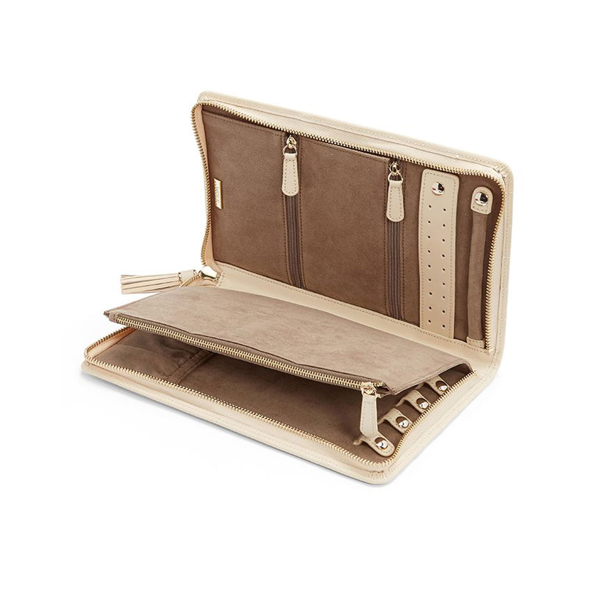WOLF Caroline Large Jewelry Portfolio, Ivory