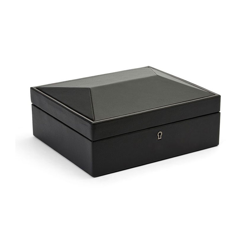 WOLF 8 Piece Watch Box, British Racing Black