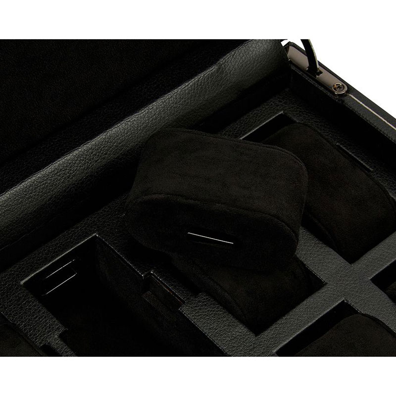 WOLF 8 Piece Watch Box, British Racing Black
