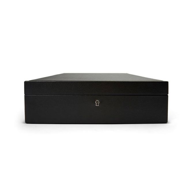 WOLF 10 Piece Watch Box, British Racing Black