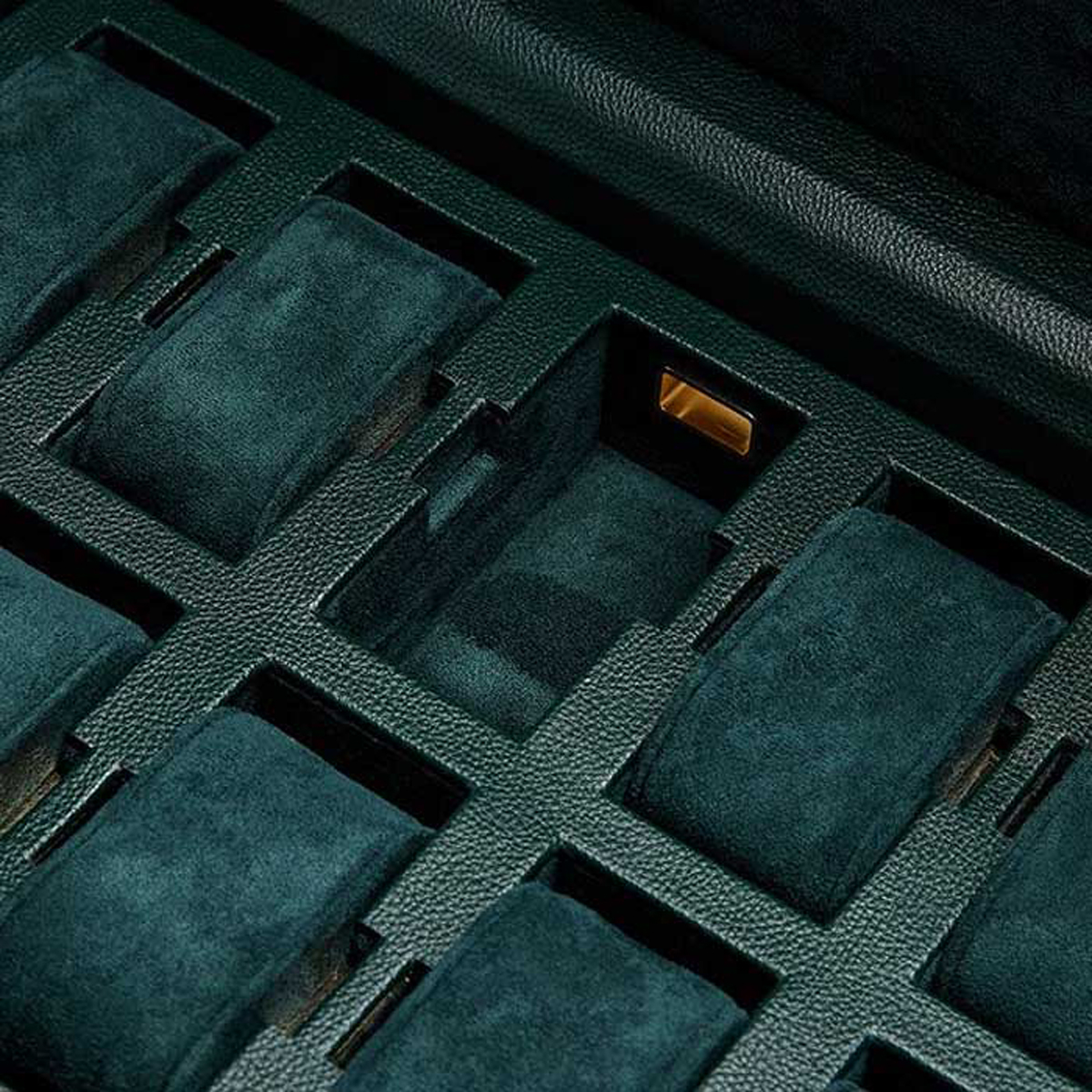 WOLF 10 Piece Watch Box, British Racing Green