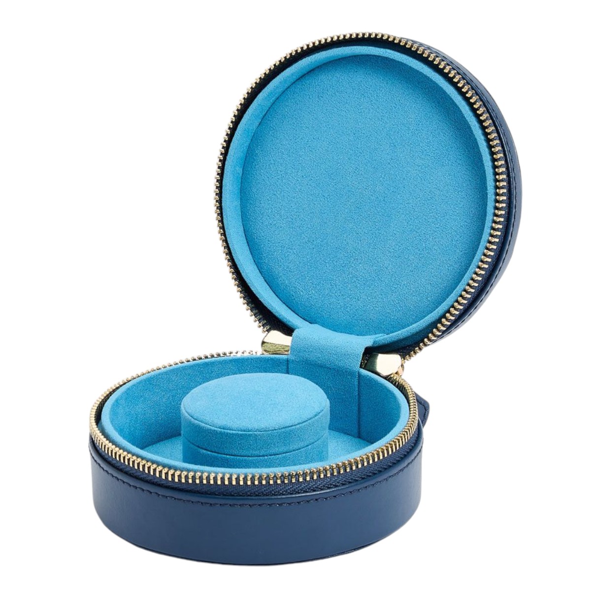 WOLF Sophia Round Zip Case, Indigo