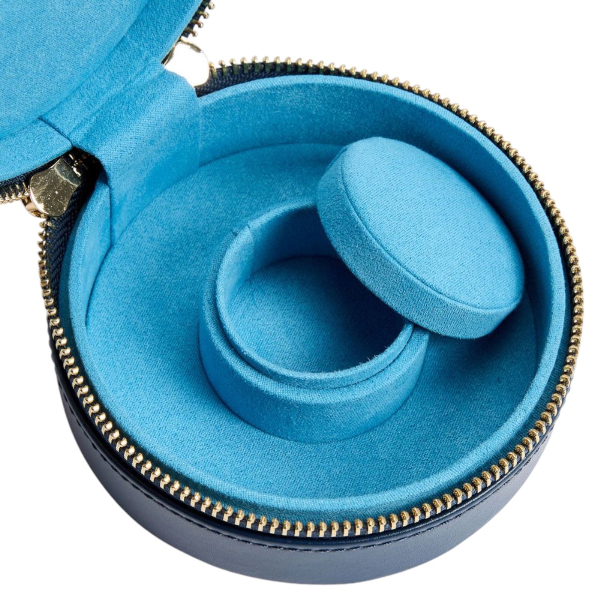 WOLF Sophia Round Zip Case, Indigo