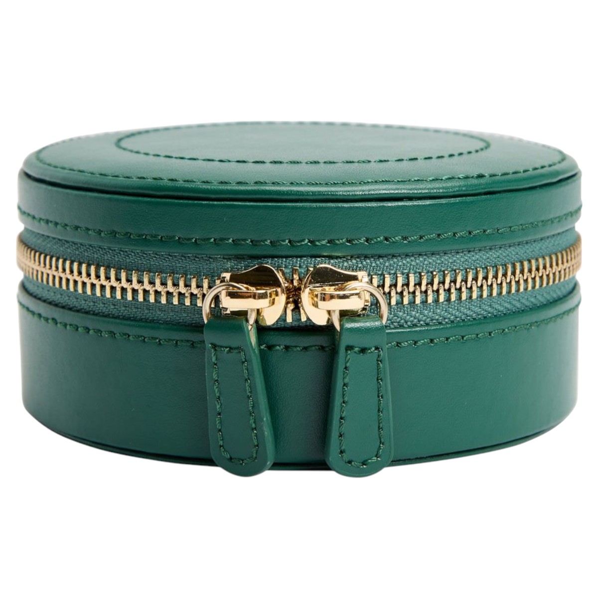 WOLF Sophia Round Zip Case, Forest Green