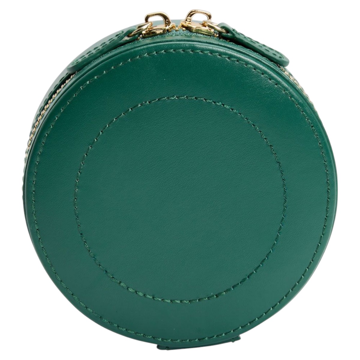 WOLF Sophia Round Zip Case, Forest Green