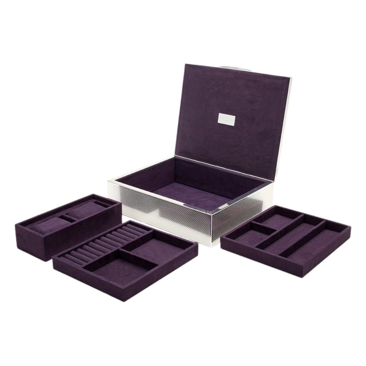 WOLF Silver Watch Jewelry and Legacy Box