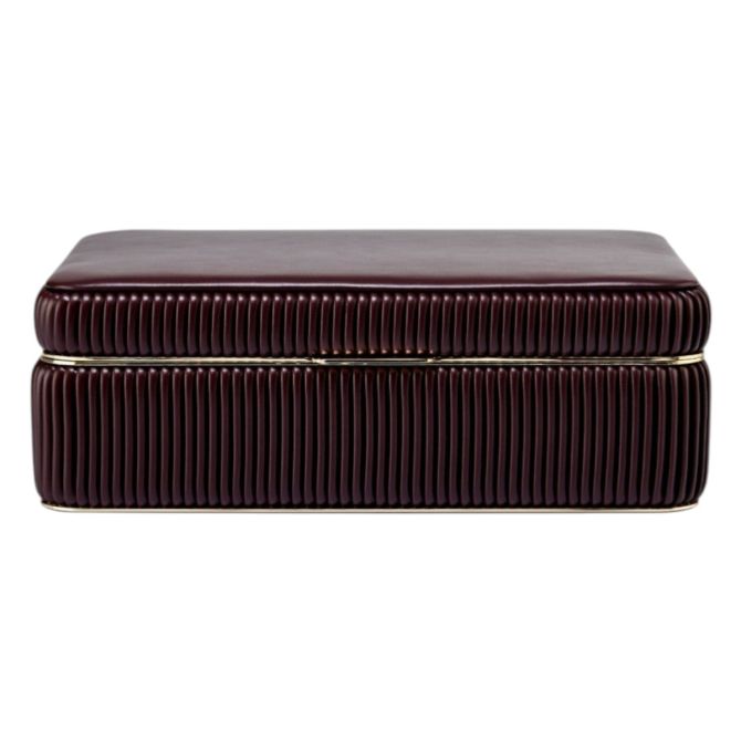 WOLF Bella Medium Jewelry Box, Bordeaux