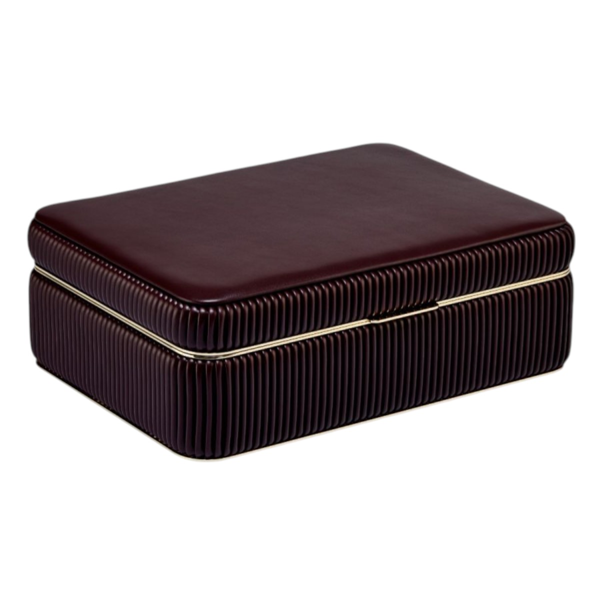 WOLF Bella Medium Jewelry Box, Bordeaux