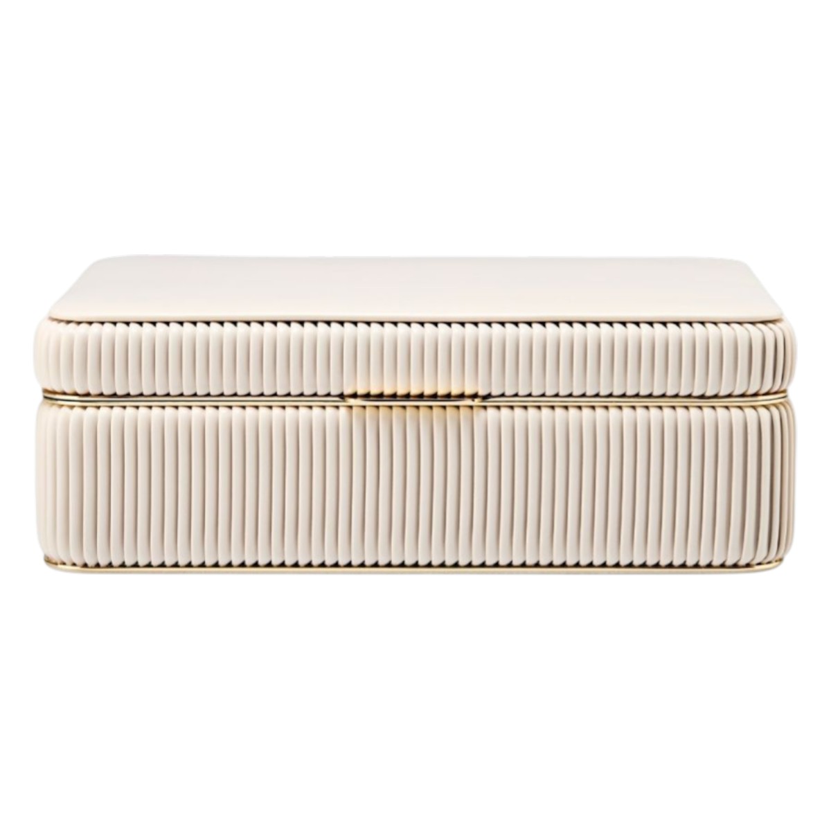 WOLF Bella Medium Jewelry Box, Bone