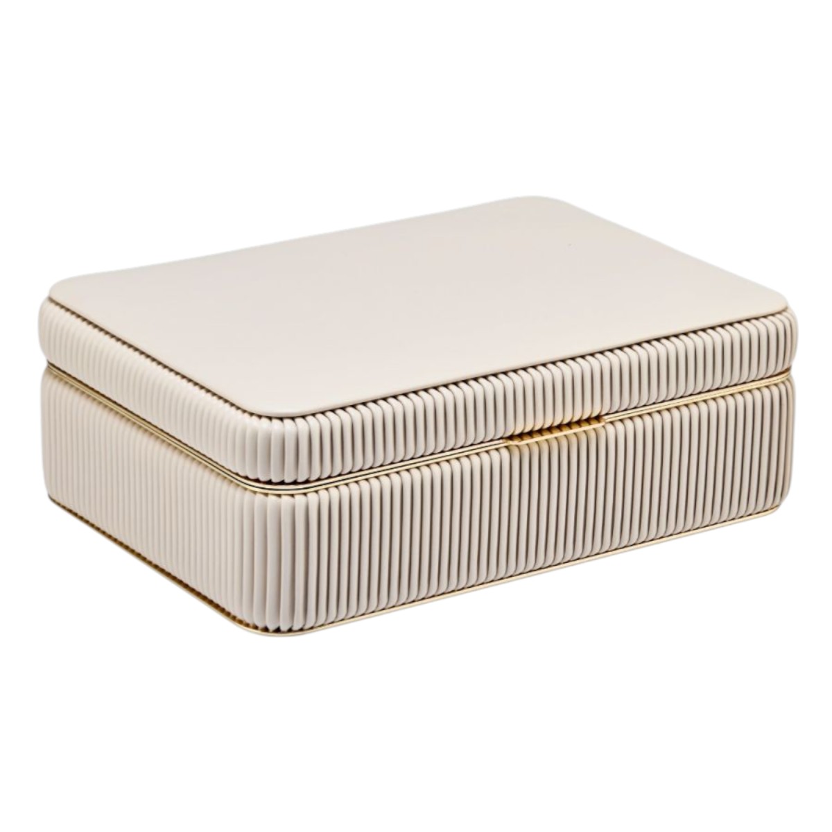 WOLF Bella Medium Jewelry Box, Bone