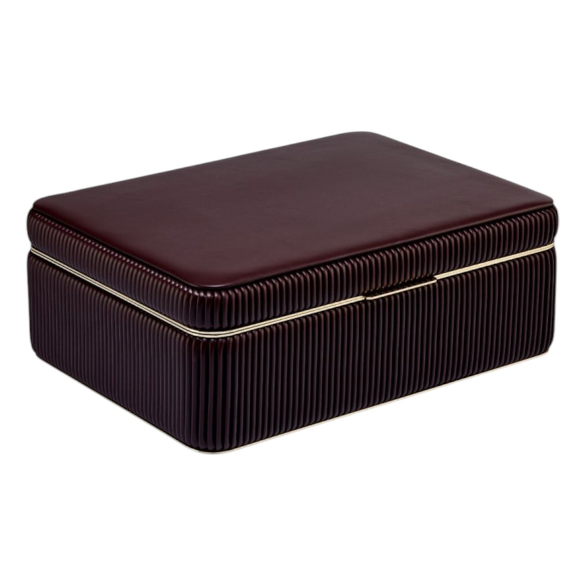WOLF Bella Large Jewelry Box, Bordeaux