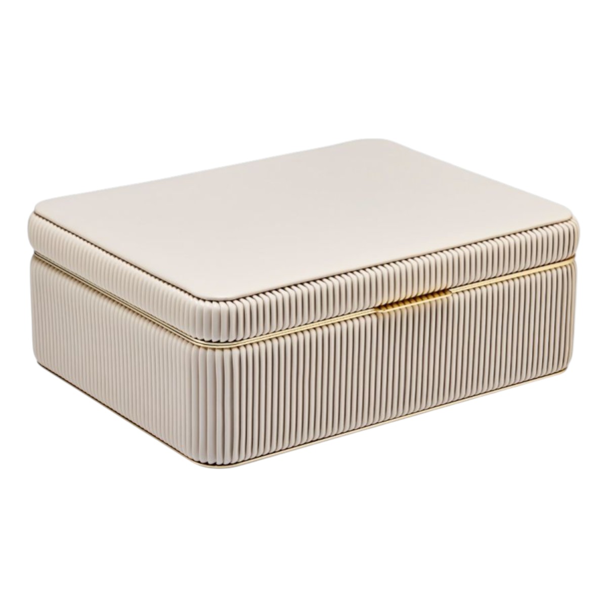 WOLF Bella Large Jewelry Box, Bone