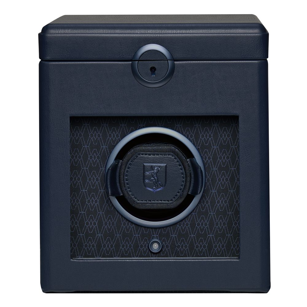 WOLF Earth Single Watch Winder, Midnight Blue