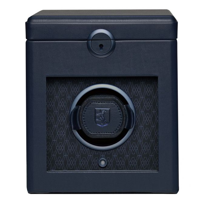WOLF Earth Single Watch Winder, Midnight Blue