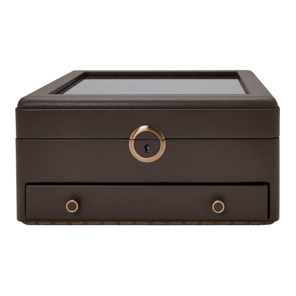 WOLF Earth Watch Stand Box, Coffee