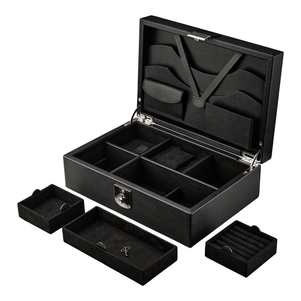 WOLF Philipp Watch and Jewelry Lifestyle Box, Black