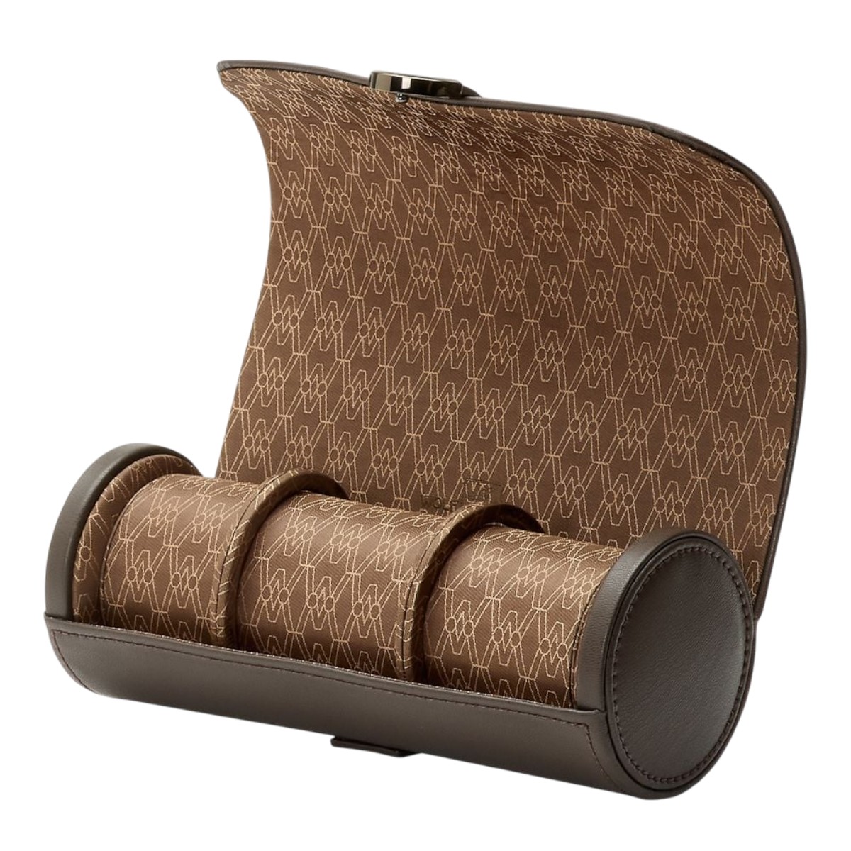 WOLF Earth Triple Watch Roll, Coffee