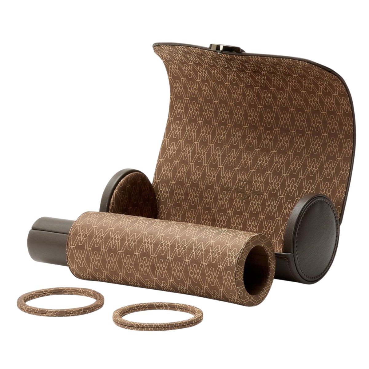 WOLF Earth Triple Watch Roll, Coffee