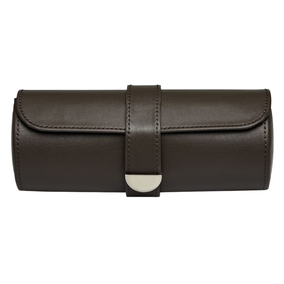 WOLF Earth Triple Watch Roll, Coffee
